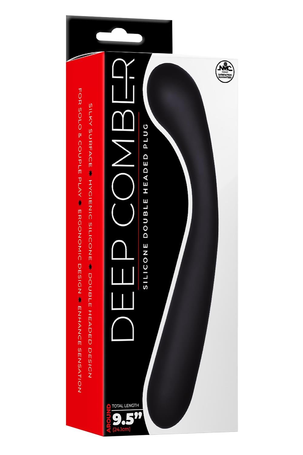 NMC 8.5 INCH SILICONE DOUBLE HEADED PLUG BLACK