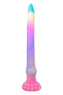 17.5 Inch Silicone Monster Dildo Glow In The Dark