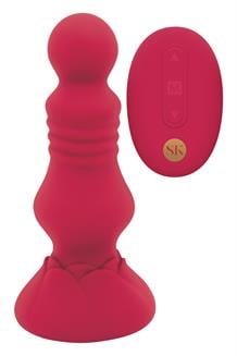 Remote Vibrating Floret Buttplug