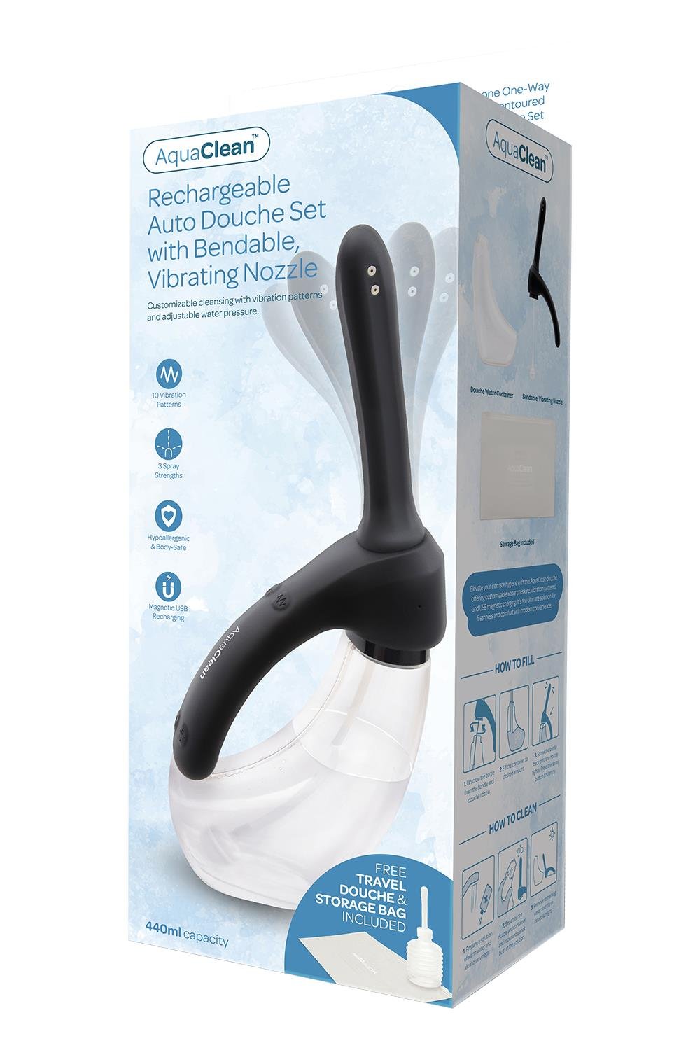 AQUACLEAN RECHARGEABLE AUTO DOUCHE