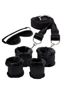 Fuzzy Bedroom Bondage Kit