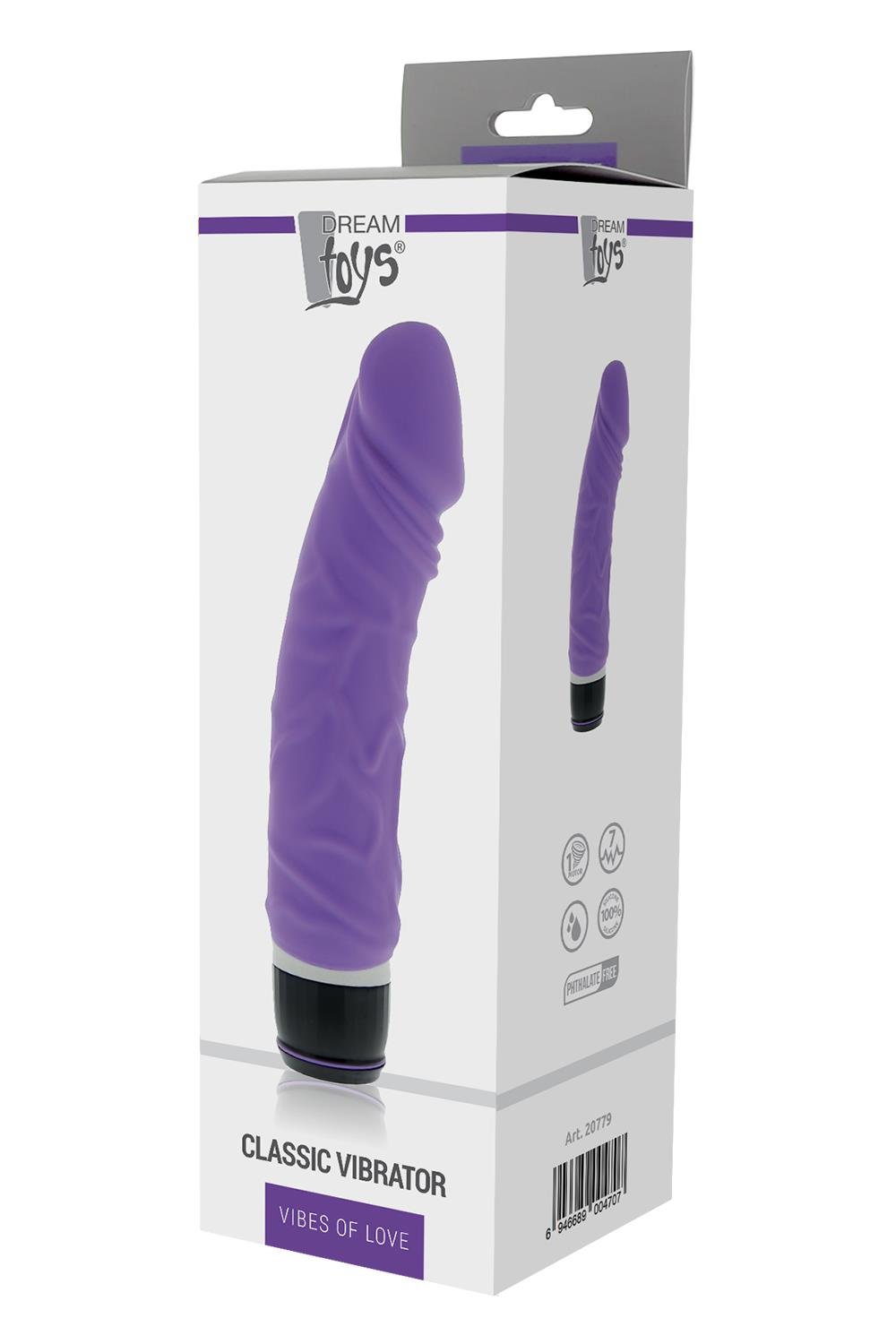 VIBES OF LOVE CLASSIC 6.5 INCH PURPLE