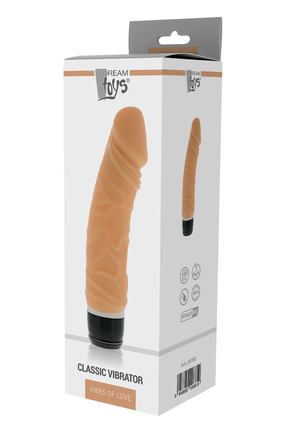 VIBES OF LOVE CLASSIC 6.5 INCH FLESH