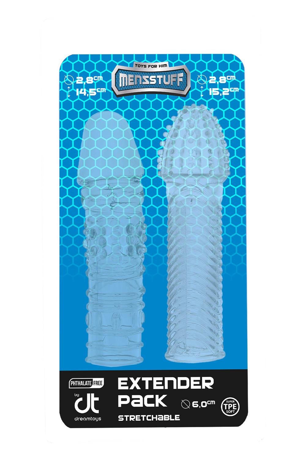 MENZSTUFF PENIS EXTENDER PACK CLEAR