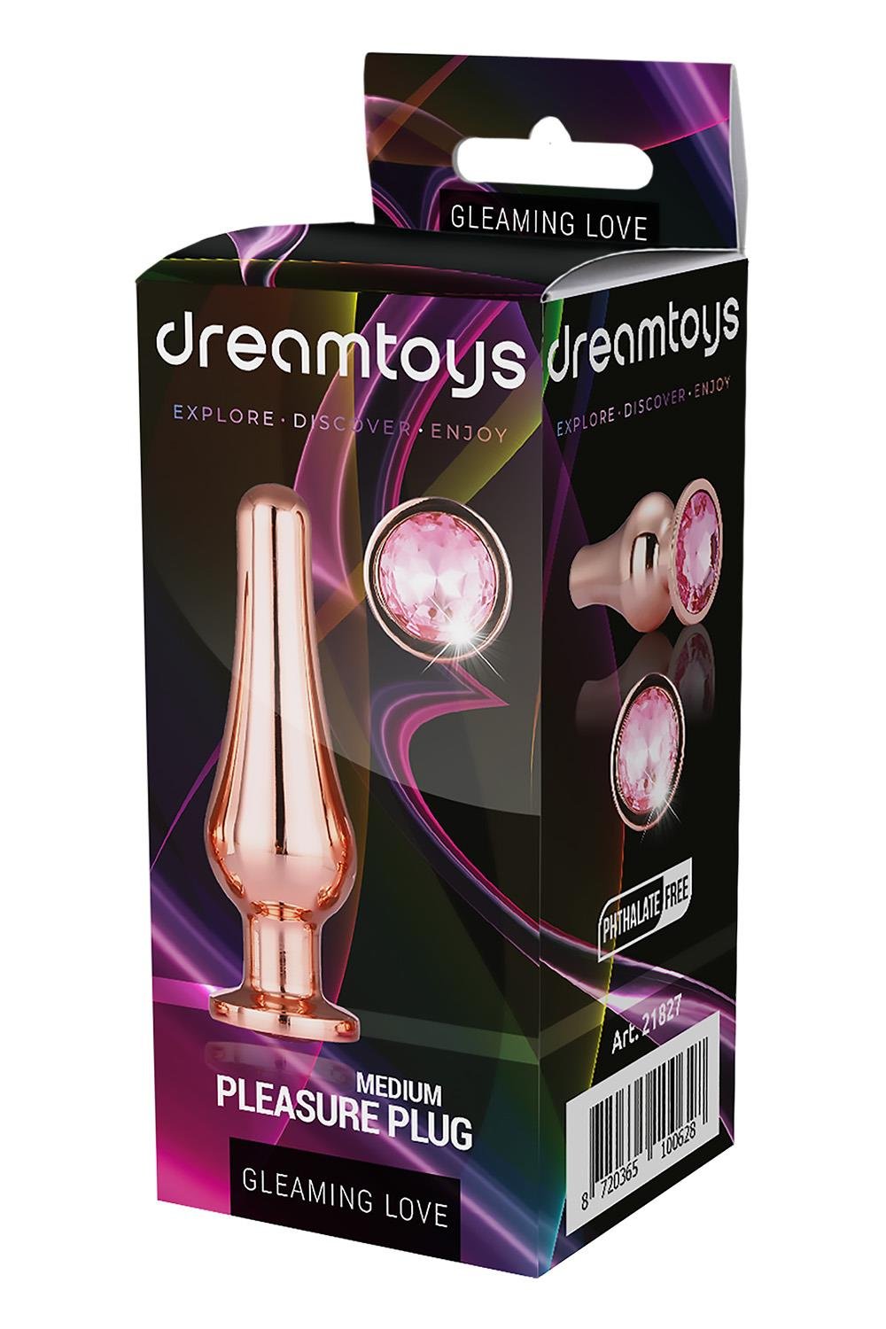 GLEAMING LOVE ROSE GOLD PLEASURE PLUG M