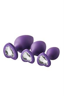 Anal Training Kit Gem Stone Purple
