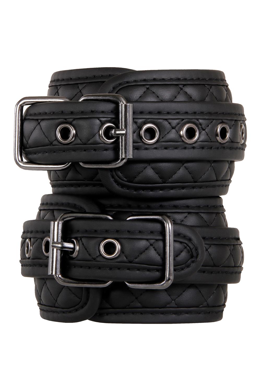 Blaze Ankle Cuffs Diamond Black