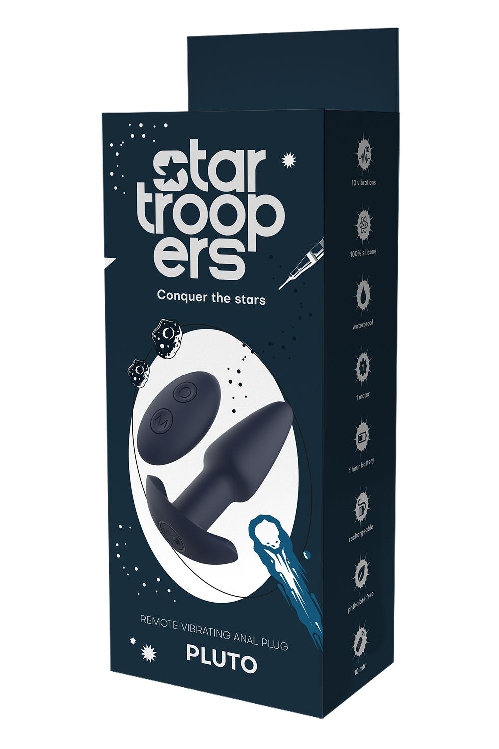 STARTROOPERS PLUTO REMOTE VIBRATING ANAL PLUG
