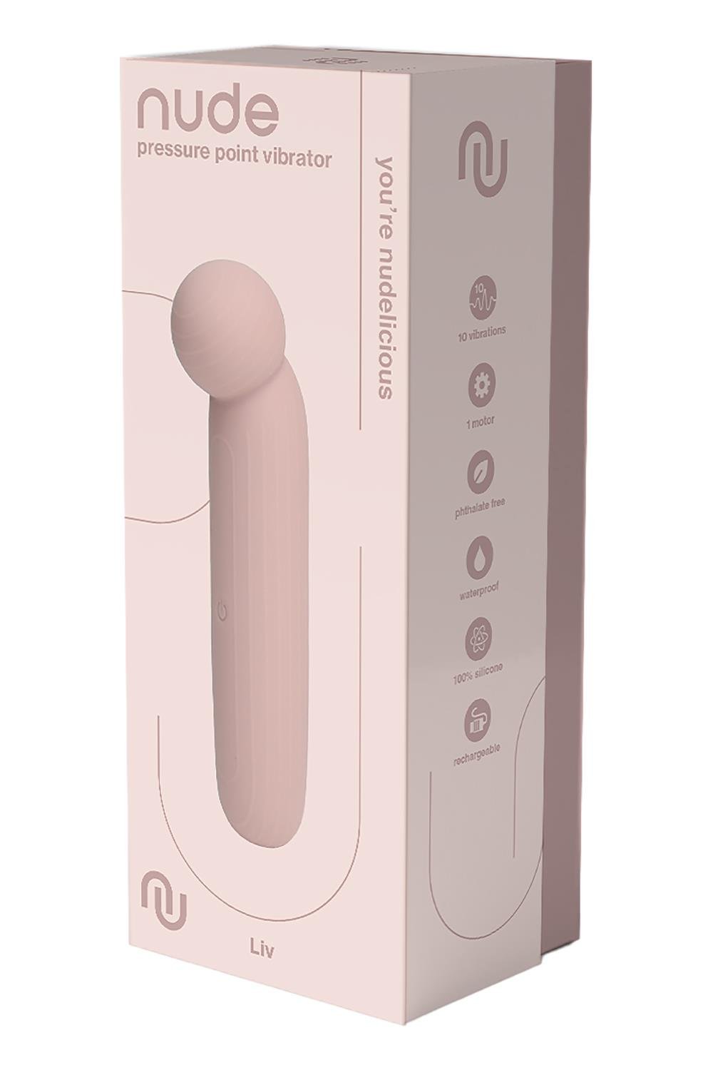 NUDE LIV PRESSURE POINT VIBRATOR - TRAVELSIZE