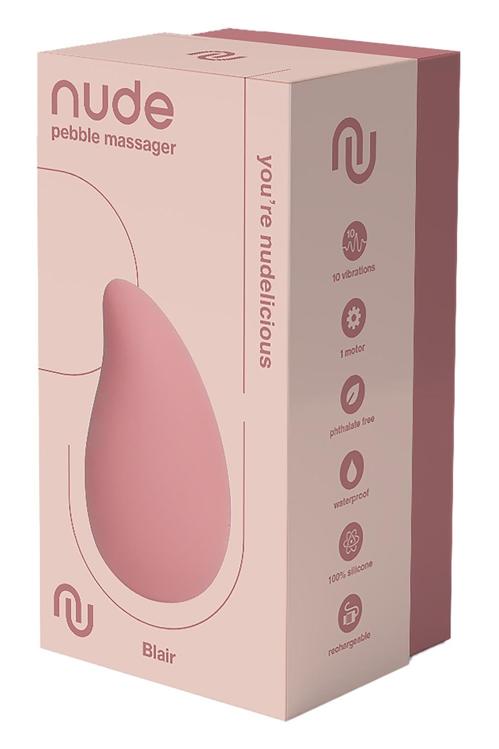 NUDE BLAIR PEBBLE MASSAGER - TRAVELSIZE