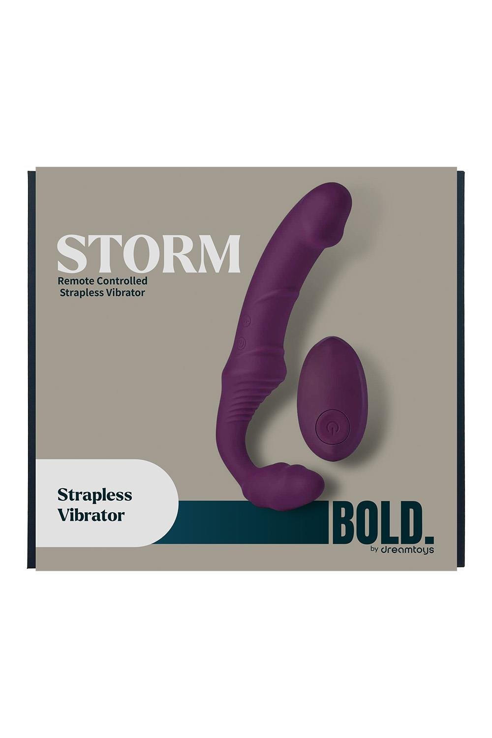 STORM Remote Controlled Strapless Vibrator