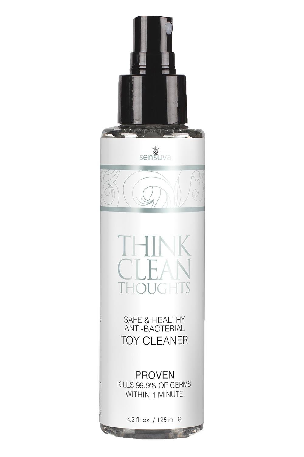 SENSUVA THINK CLEAN THOUGHTS ANTI BACTERIAL TOY CLEANER 125ML