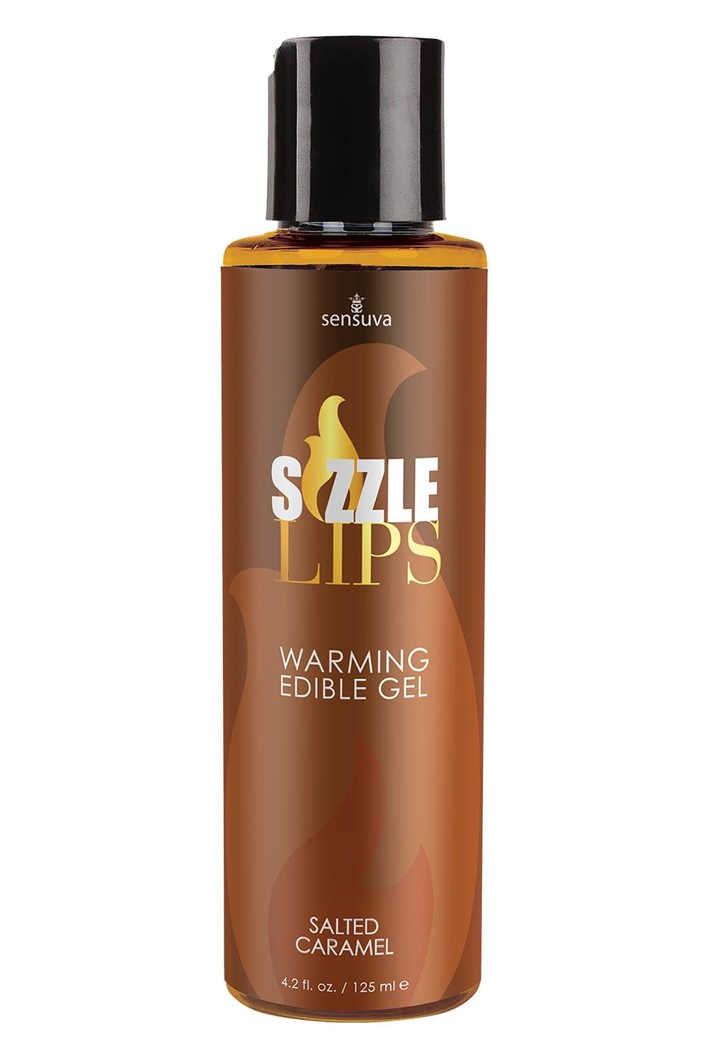 SENSUVA SIZZLE LIPS WARMING GEL SALTED CARAMEL 125ML