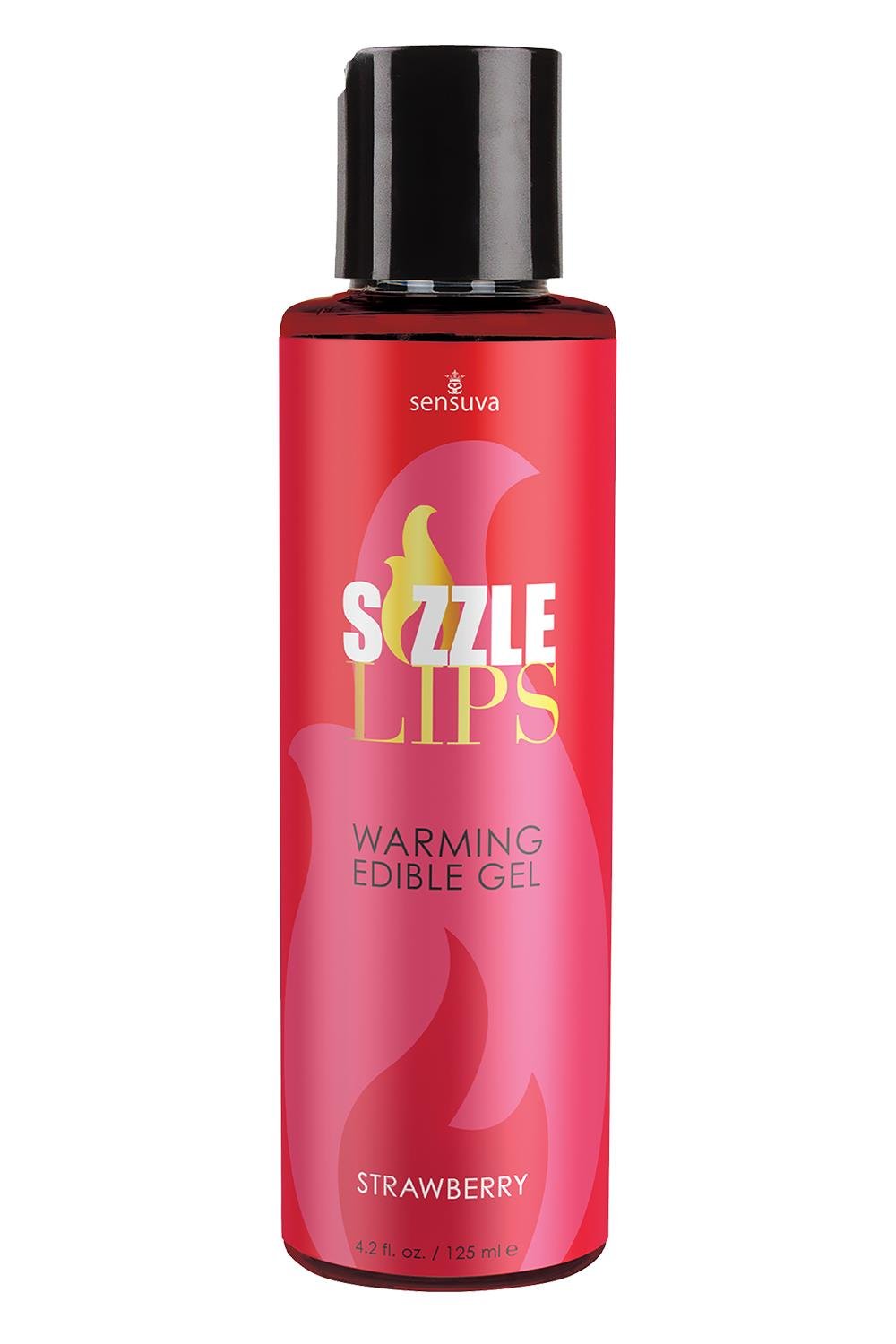 SENSUVA SIZZLE LIPS WARMING GEL STRAWBERRY 125ML