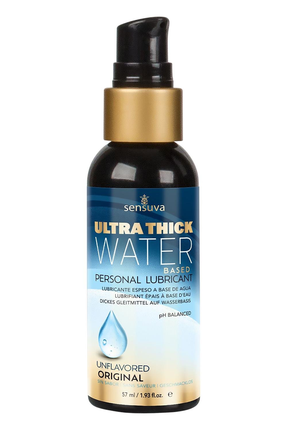 SENSUVA ULTRA–THICK WATER-BASED PERSONAL LUBRICANT ORIGINAL UNFLAVORED 57ML