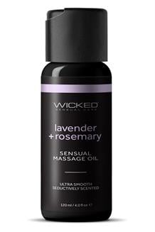 Sensual Massage Oil Lavender Rosemary 120ml