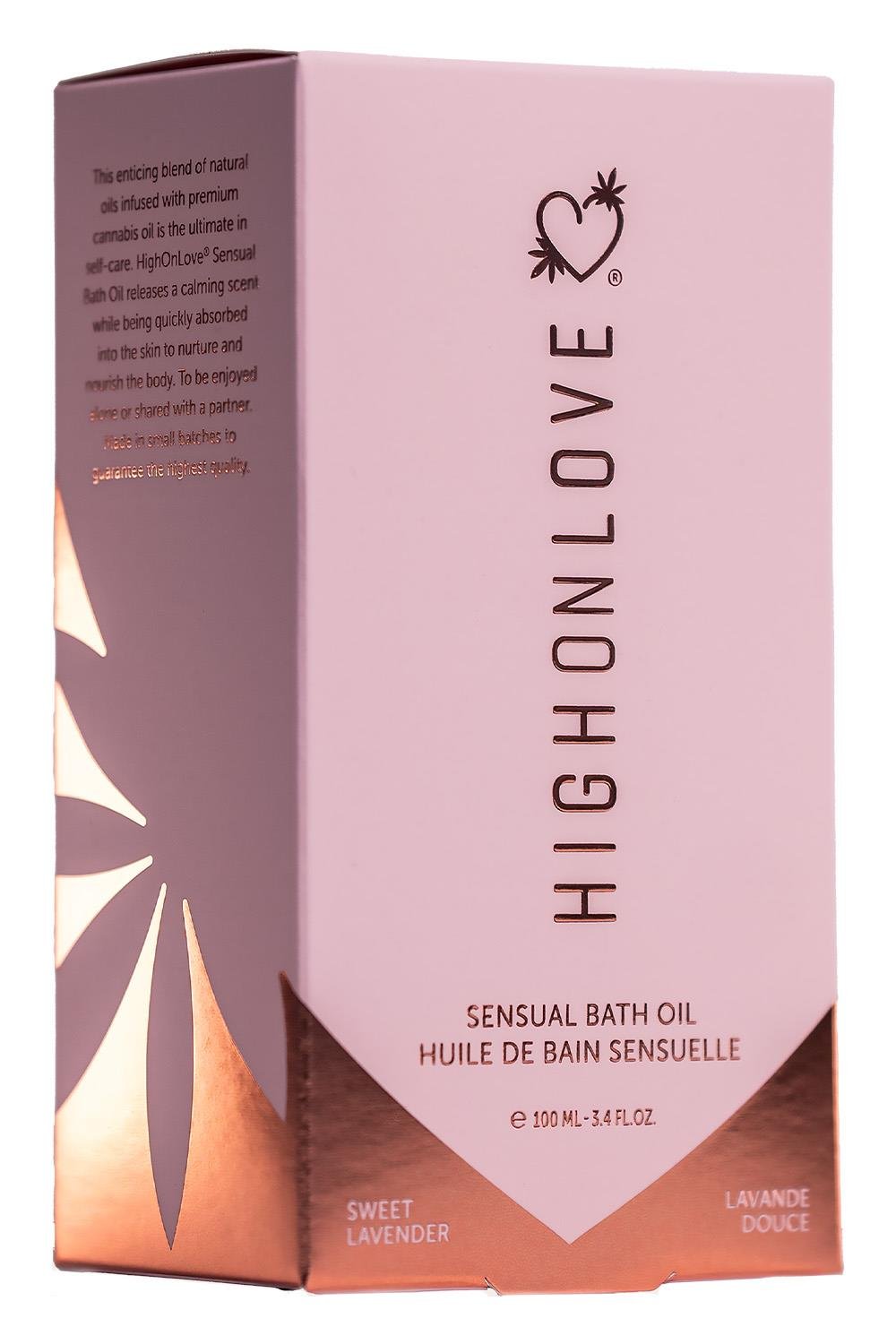 HIGH ON LOVE BATH OIL SWEET LAVENDER 100ML