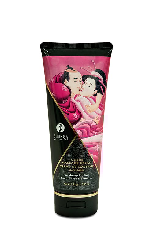 KISSABLE MASSAGE CREAM RASPBERRY FEELING 200 ML