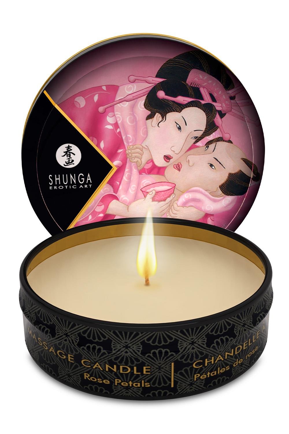 MASSAGE CANDLE ROSE PETALS 30ML