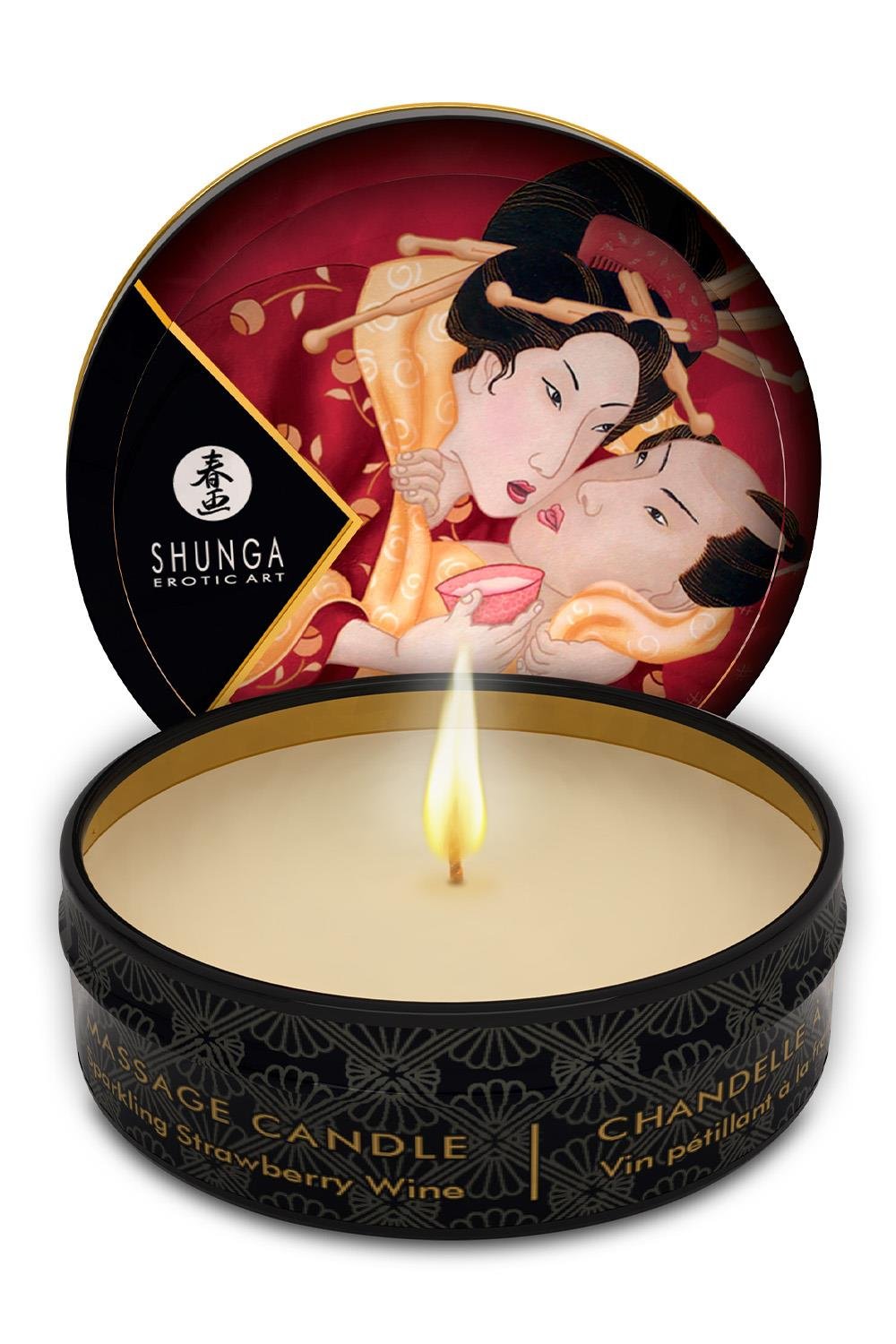 MASSAGE CANDLE SPARKLING STRAWBERRY 30ML