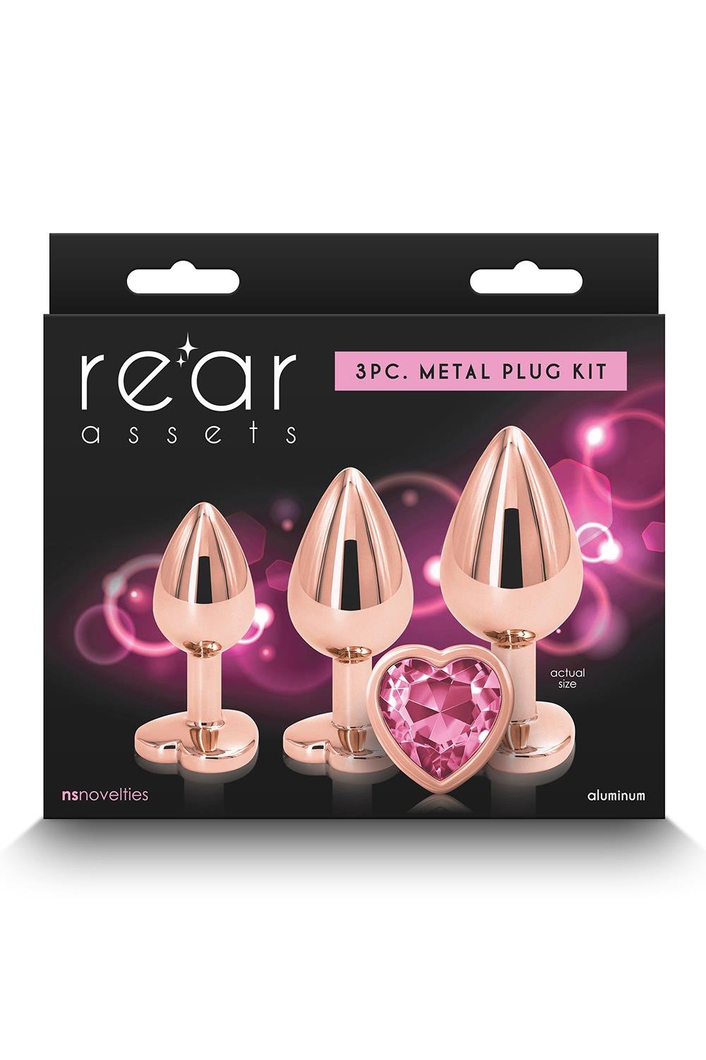 REAR ASSETS TRAINER KIT ROSE GOLD PINK HEART