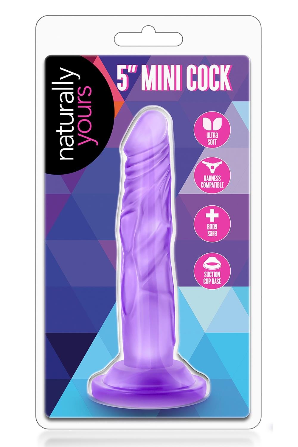 5 Inch Mini Cock Purple