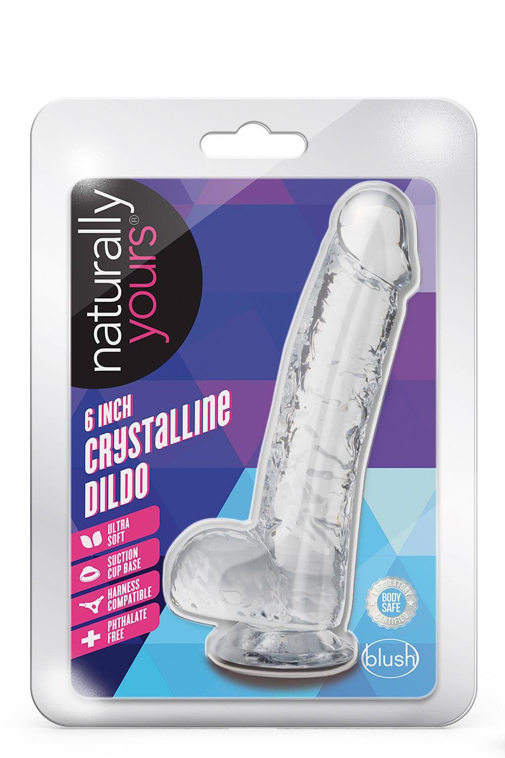 6 Inch Crystalline Dildo Diamond