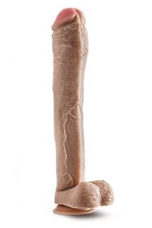 Mr. Ed 13 Inch Dildo with Balls Beige