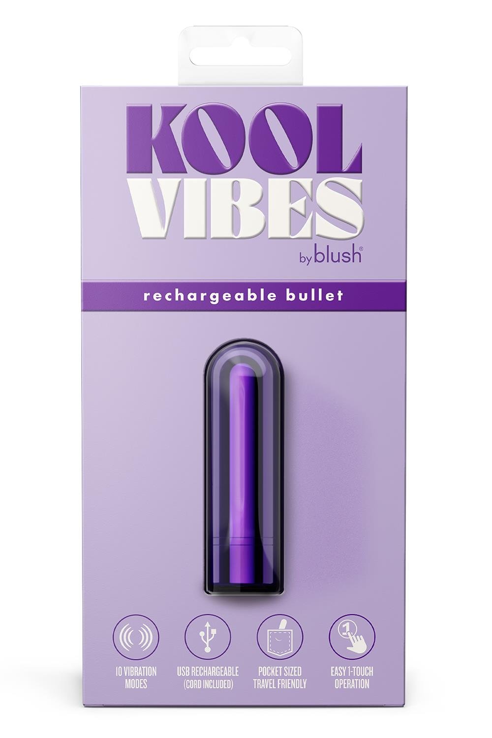 KOOL VIBES RECHARGEABLE MINI BULLET GRAPE