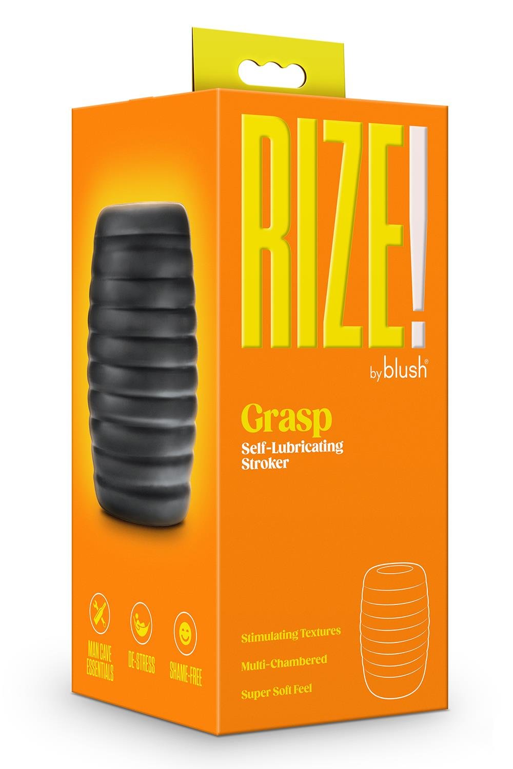 RIZE GRASP SELF-LUBRICATING STROKER BLACK