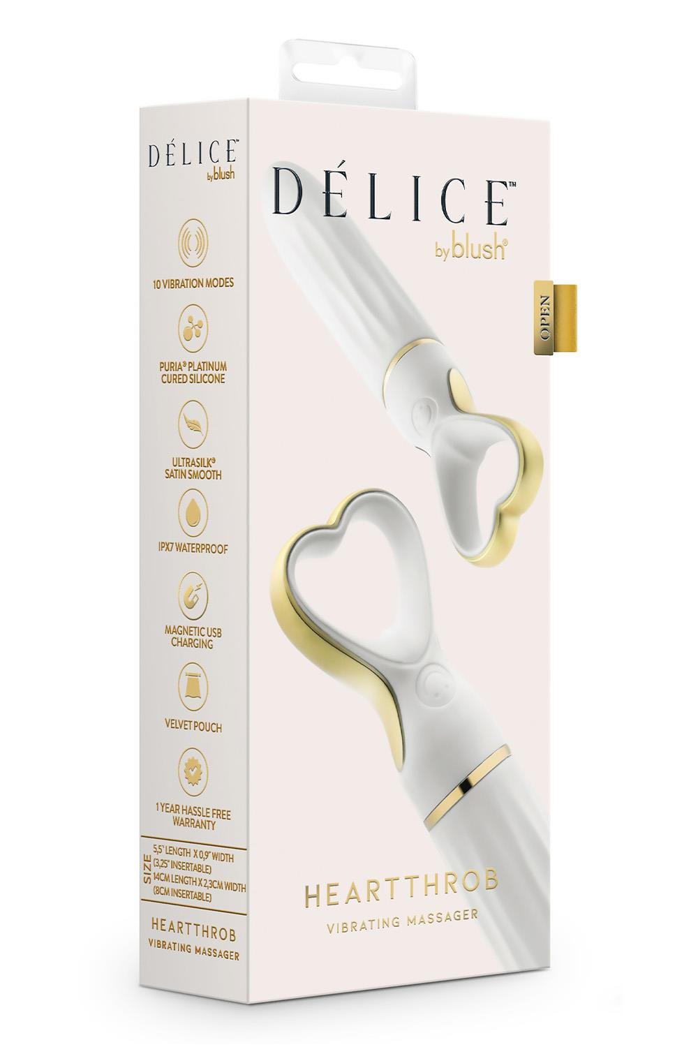 DELICE HEARTTHROB WHITE BOUQUET