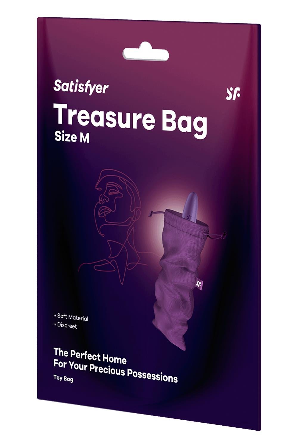 SATISFYER TREASURE BAG M PURPLE