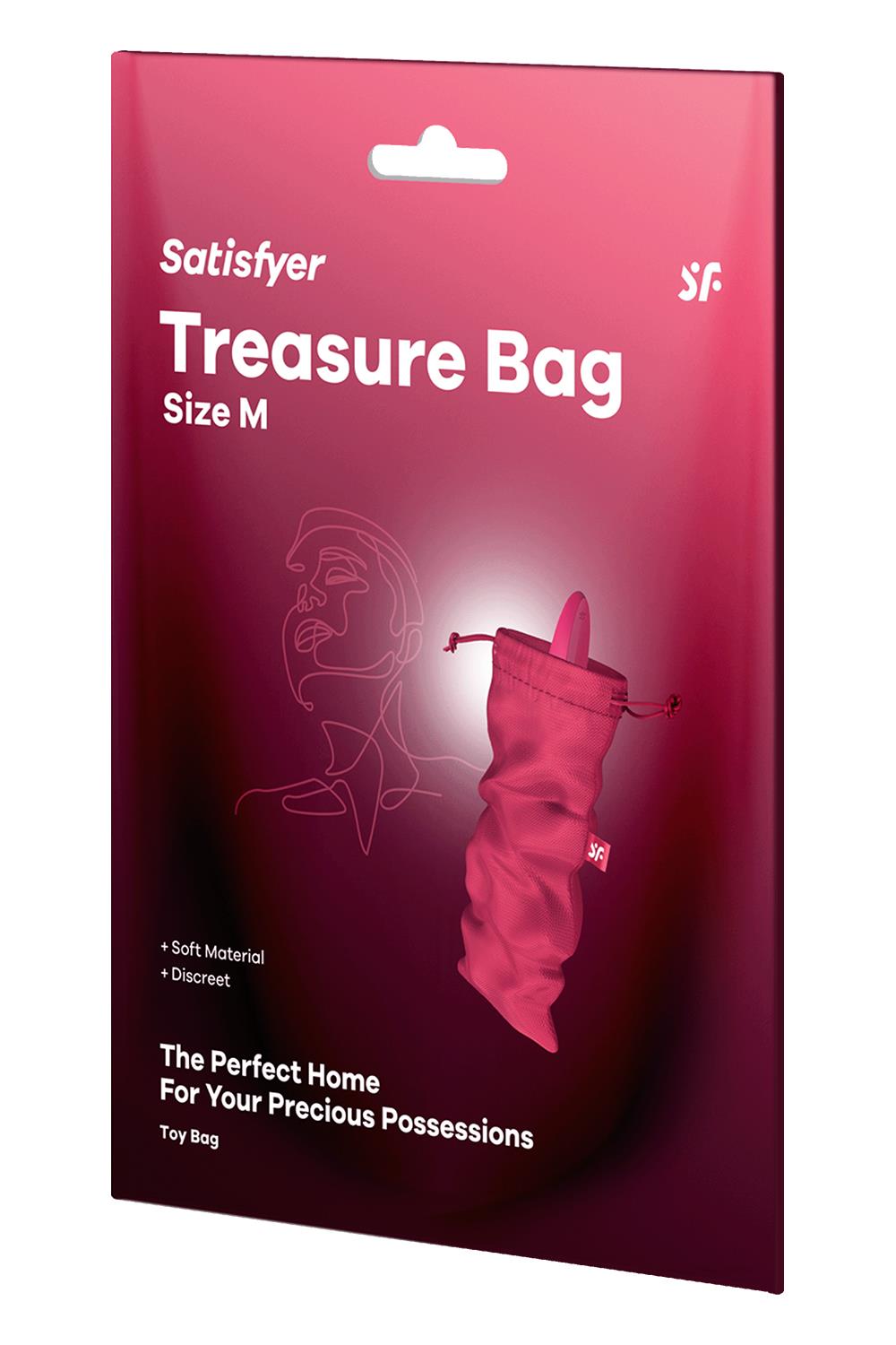 SATISFYER TREASURE BAG M PINK