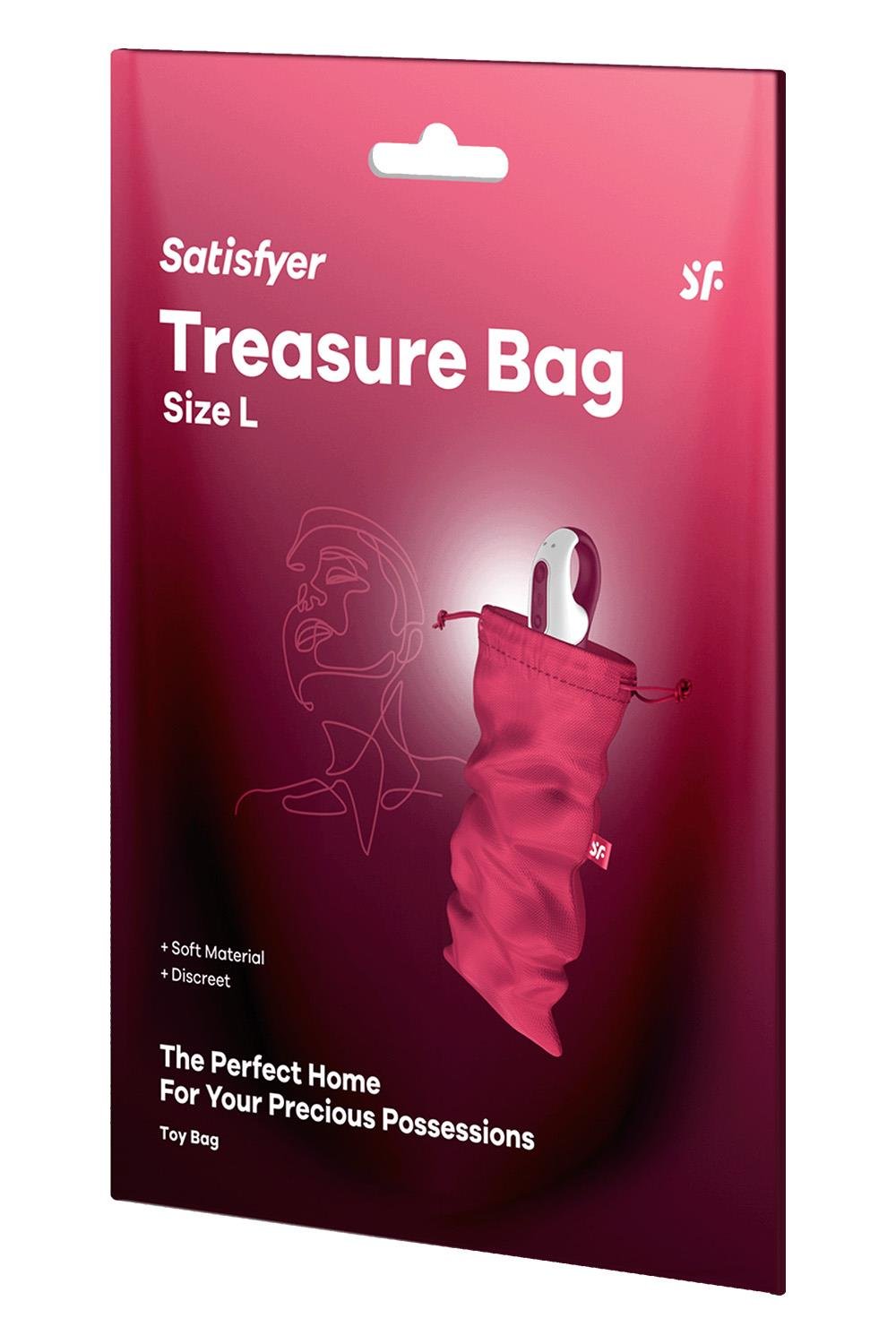 SATISFYER TREASURE BAG L PINK