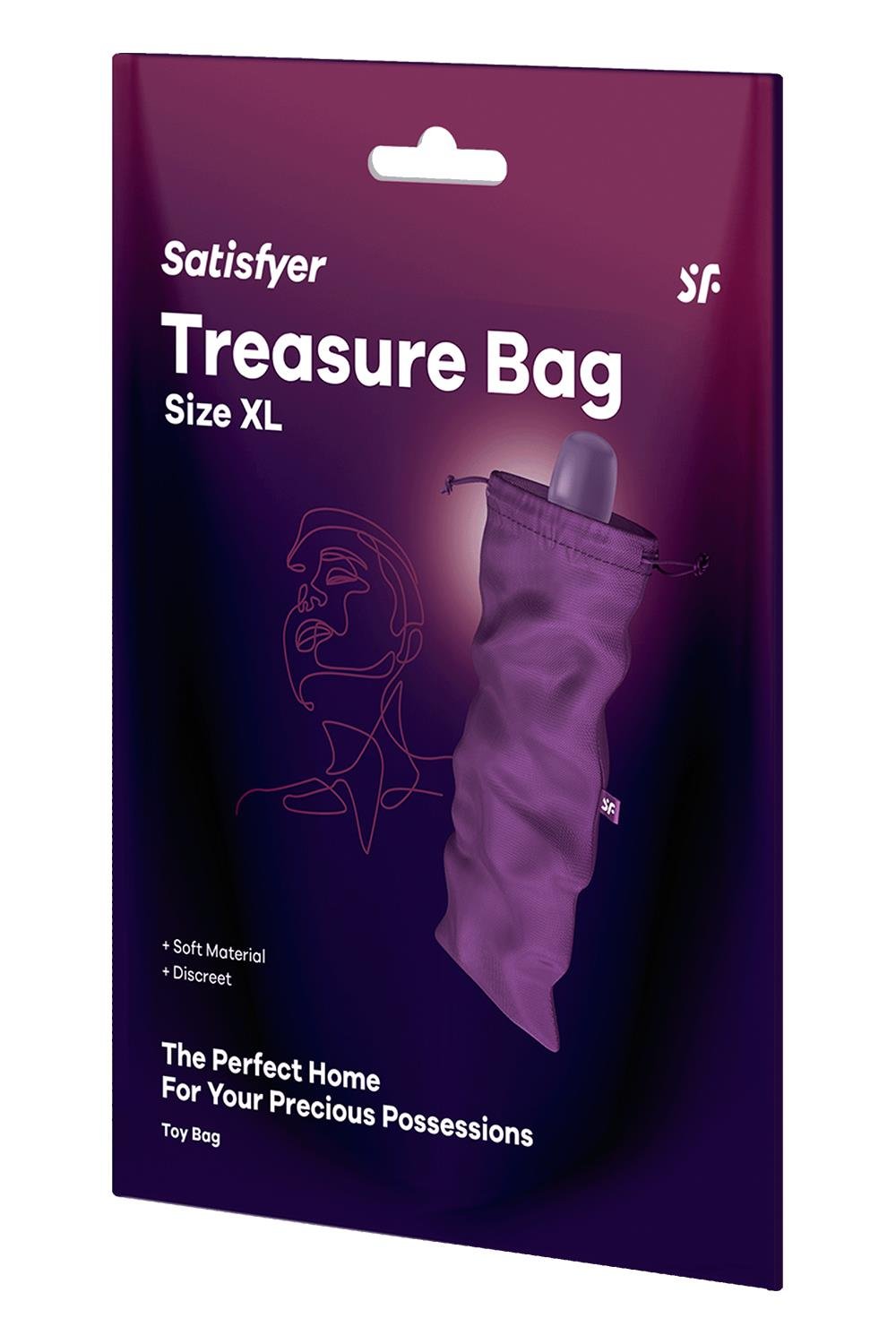 SATISFYER TREASURE BAG XL PURPLE