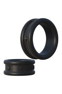 Max-Width Silicone Rings Black