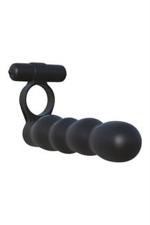 Posable Partner Double Penetrator Black