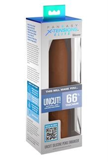 Uncut 7 Inch Extension Sleeve Tan