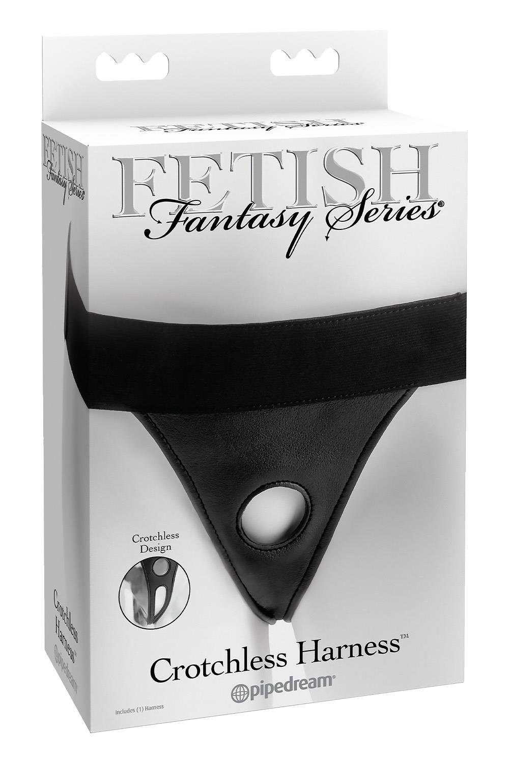FETISH FANTASY SERIES CROTCHLESS HARNESS BLACK