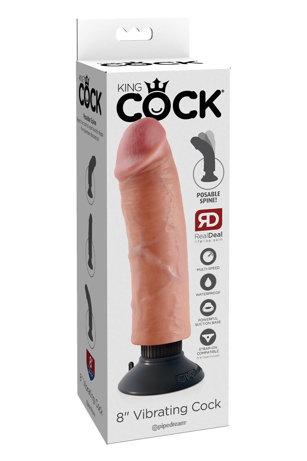 8 Inch Vibrating Cock Light