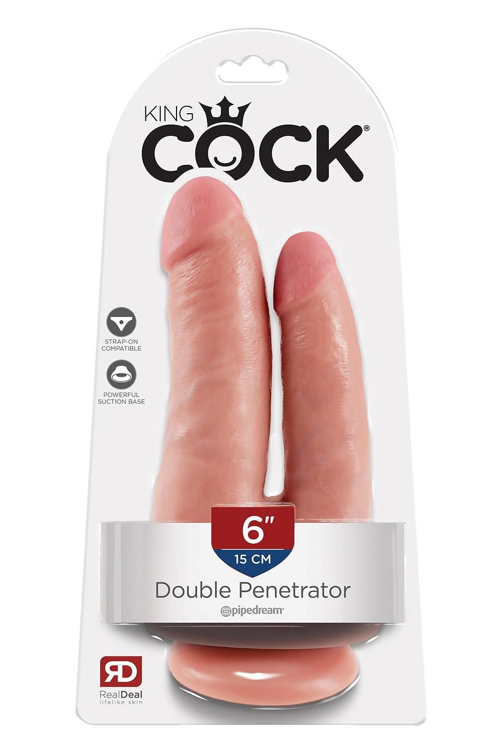 KING COCK DOUBLE PENETRATOR LIGHT