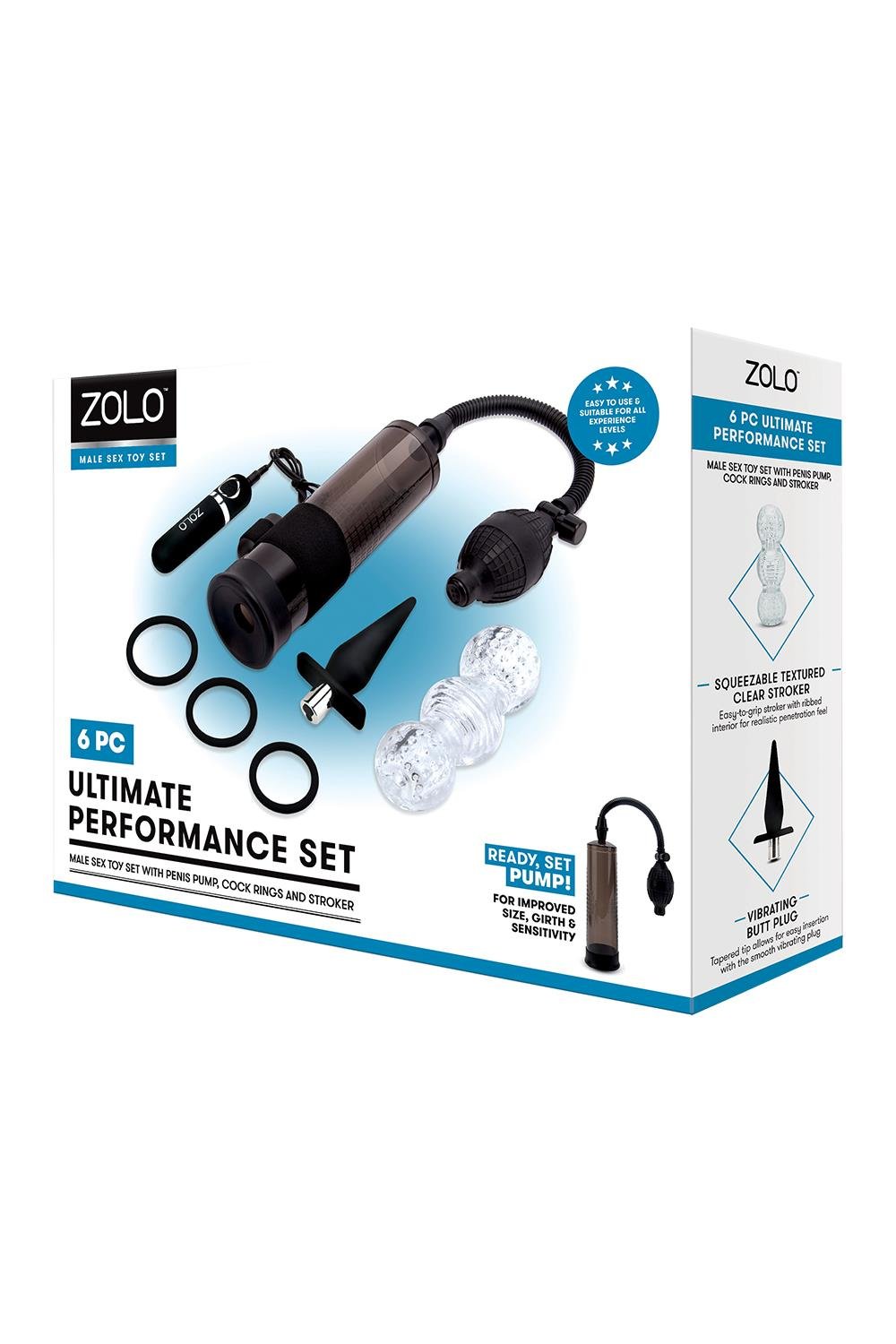 ZOLO 6 PIECE ULTIMATE PERFORMANCE SET