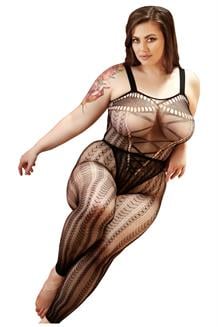 In Your Dreams 2Pc Bodysuit & High Waist Leggings Black