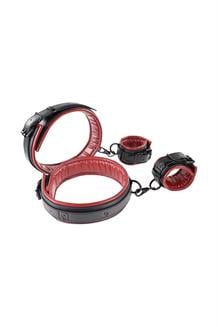 Thigh And Wrist Cuf Set Black