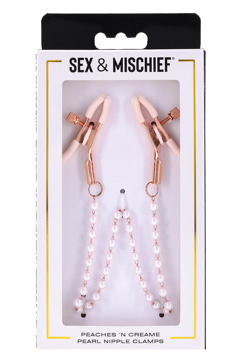 PEACHES ‘N CREAME PEARL NIPPLE CLAMPS