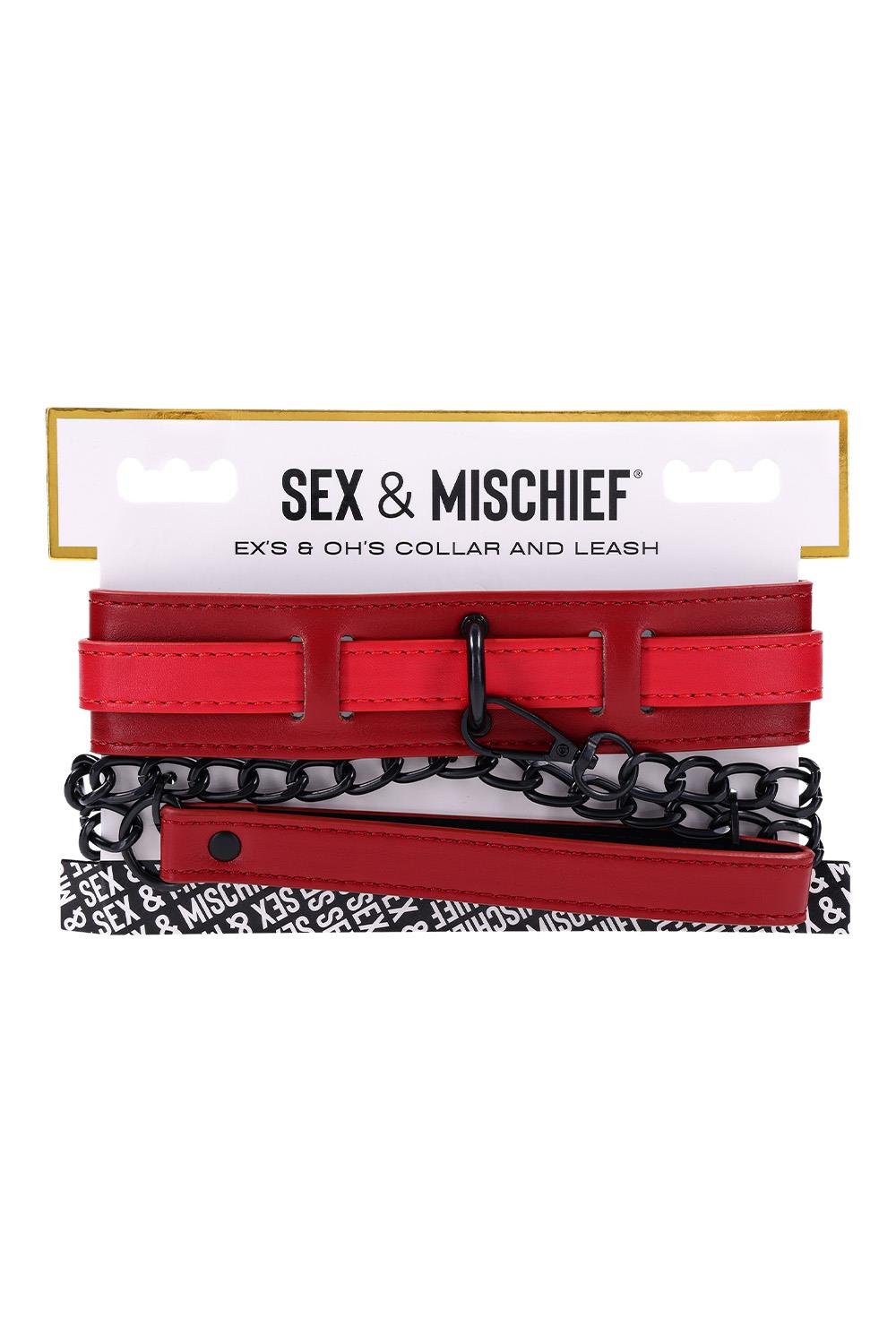 SPORTSHEETS EX'S AND OH'S COLLAR AND LEASH