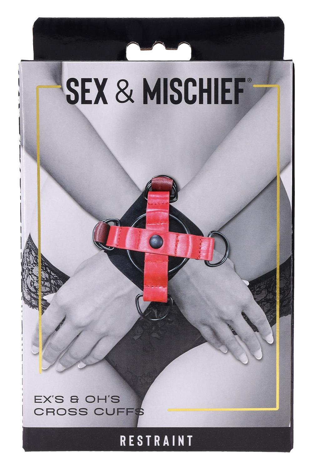SPORTSHEETS EX'S AND OH'S CROSS CUFFS