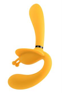 Страпон с вибрацией Strap-on-me 3 мотора XL, фиолетовый 6013946 - Strap-on-me - Безремневые/Двойные страпоны - Купить