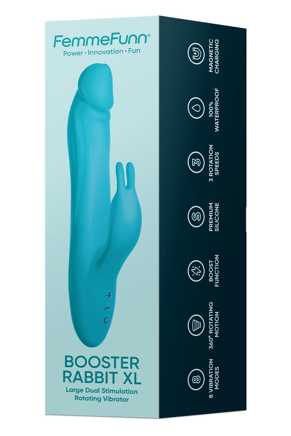 FEMMEFUNN BOOSTER RABBIT XL TURQUOISE
