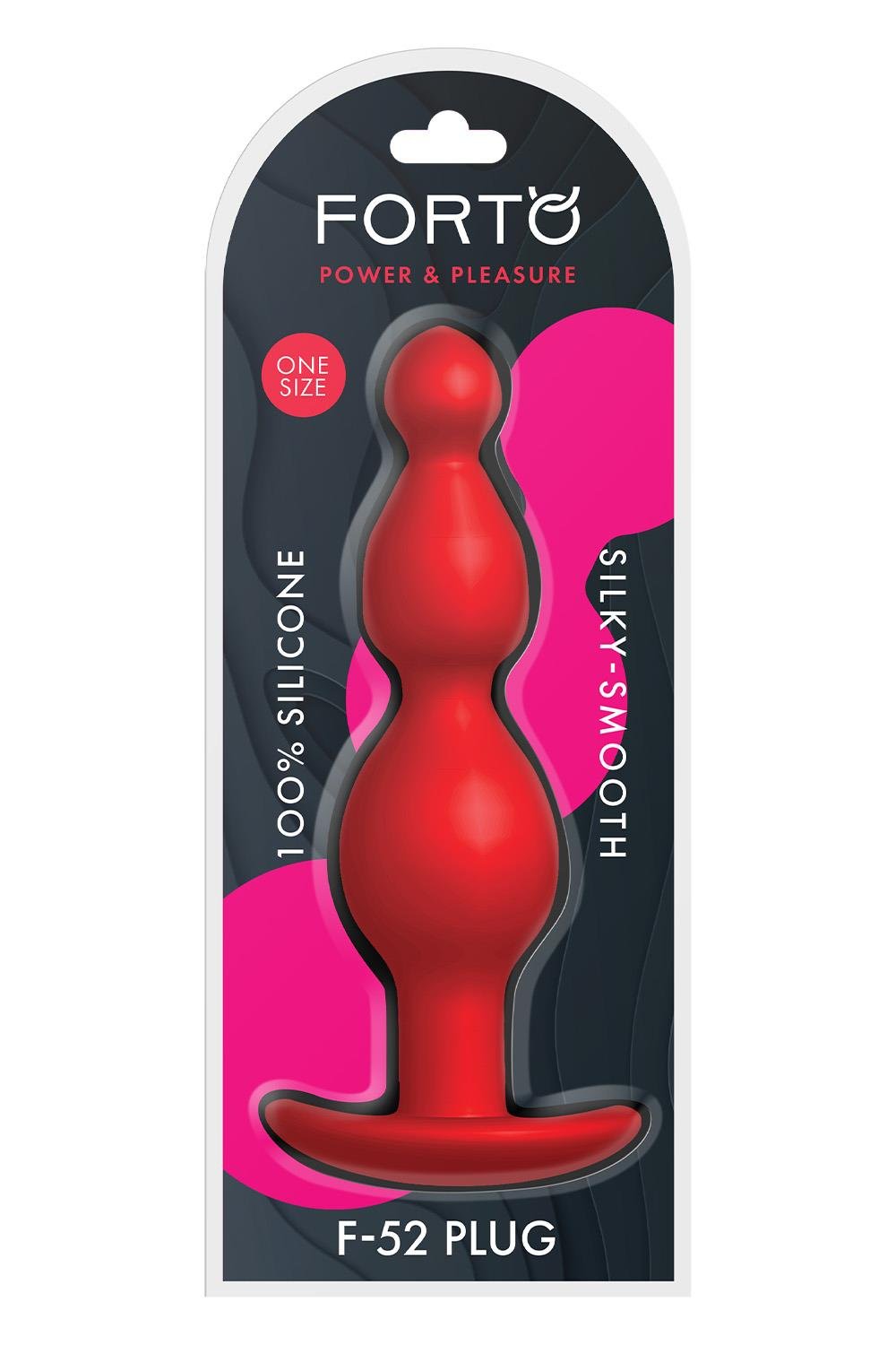 FORTO F-52 CONE BEADS RED